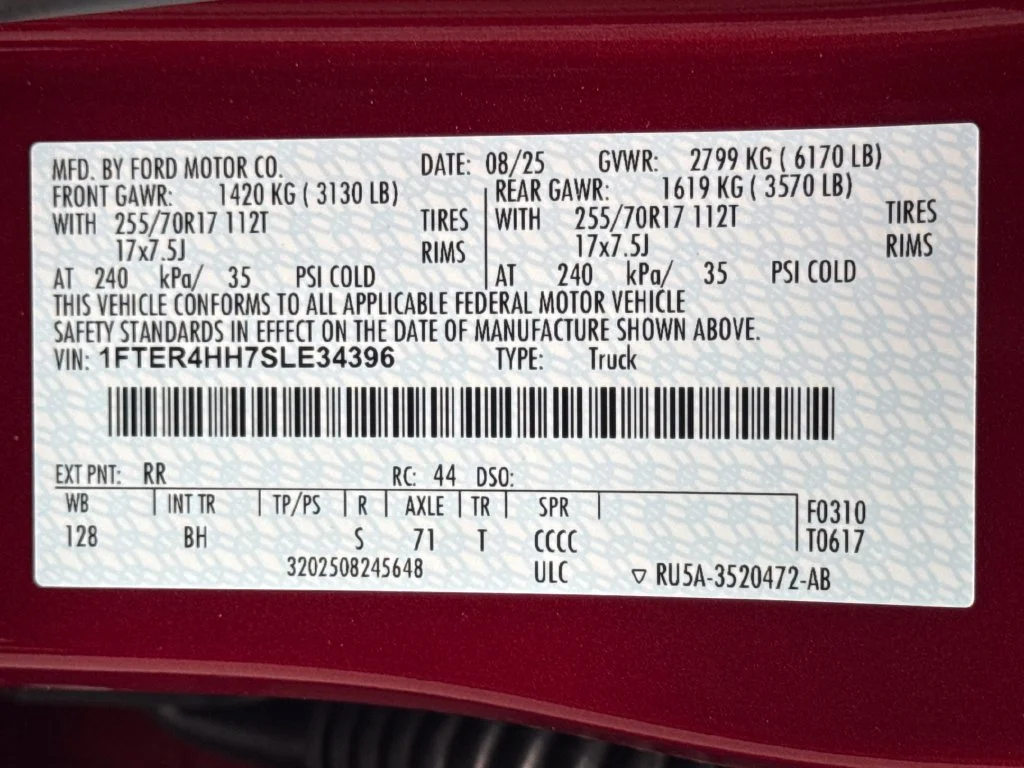 Used 2025 Ruby Red Metallic Ford XLT image 27