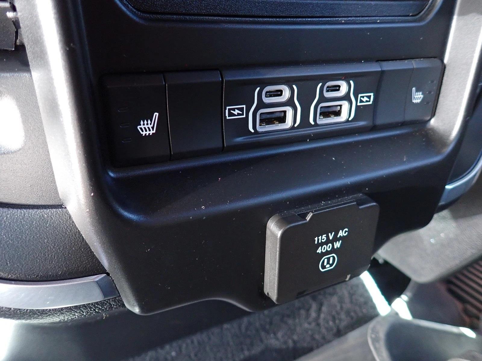 Used 2025 Diamond Black Crystal Pearlcoat Ram Laramie image 9