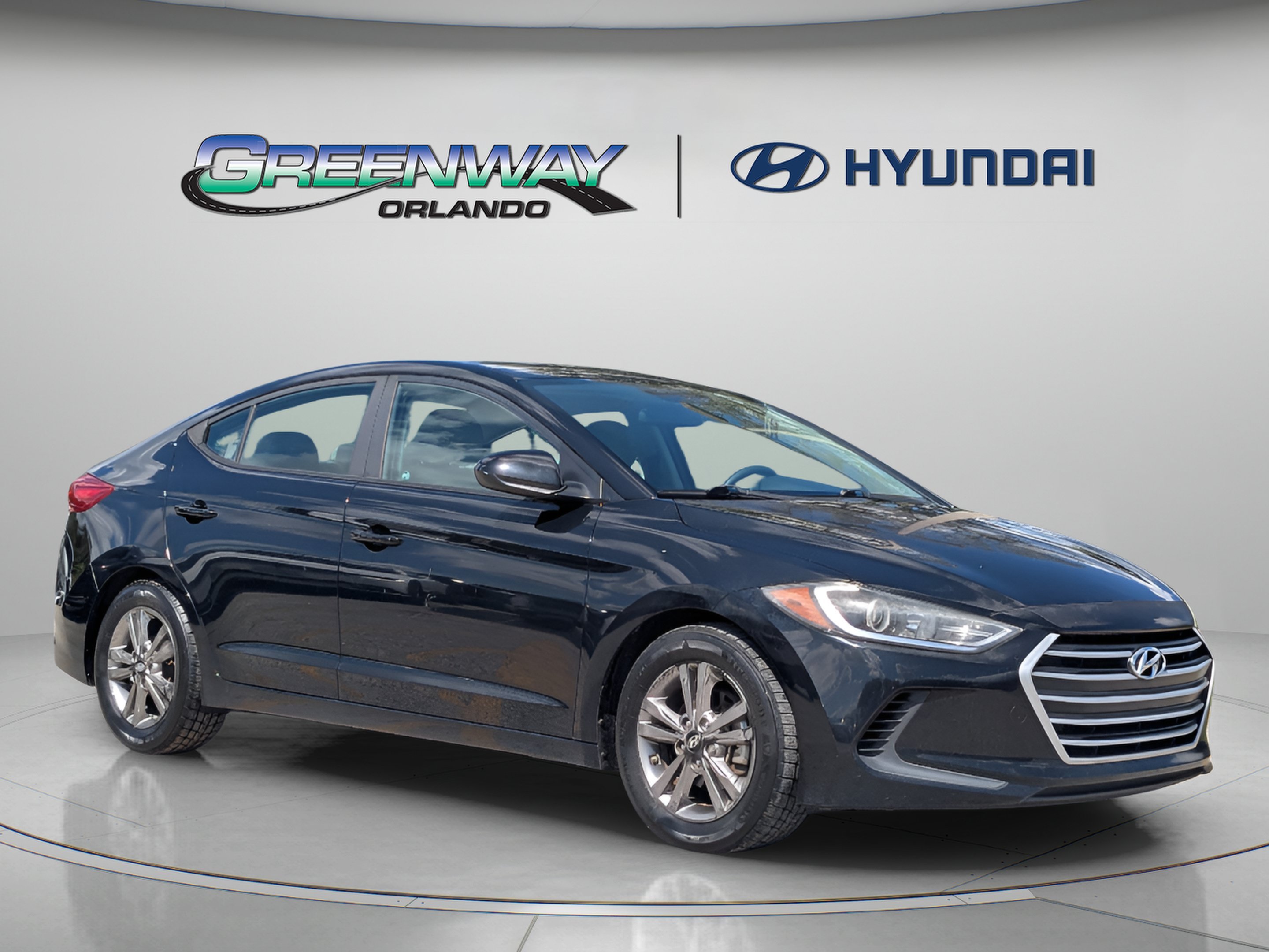 Used 2017 Black Noir Pearl Hyundai SE image 2