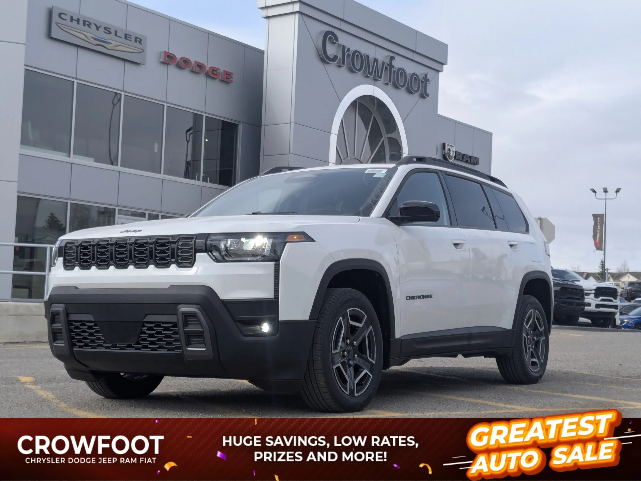 New 2026 White Jeep Laredo - - Hybrid - Mopar Interior Protection Pkg - Adaptive Cruise - 12.3 Display & More! image 1