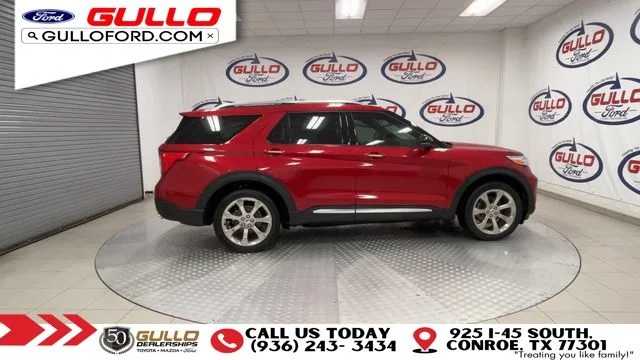 Certified Used 2020 Rapid Red Metallic Tinted Clearcoat Ford Platinum image 9