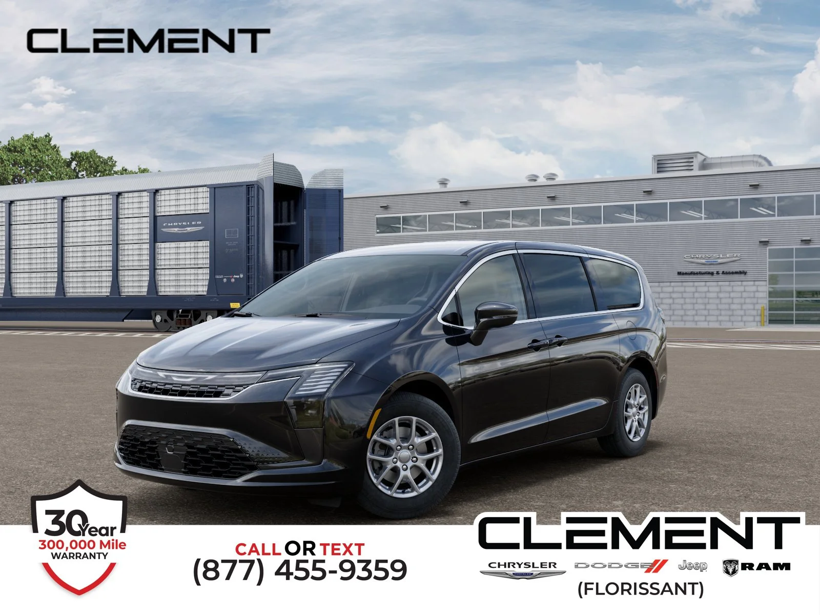 New 2027 Diamond Black Crystal Pearl-Coat Paint Chrysler Select image 1