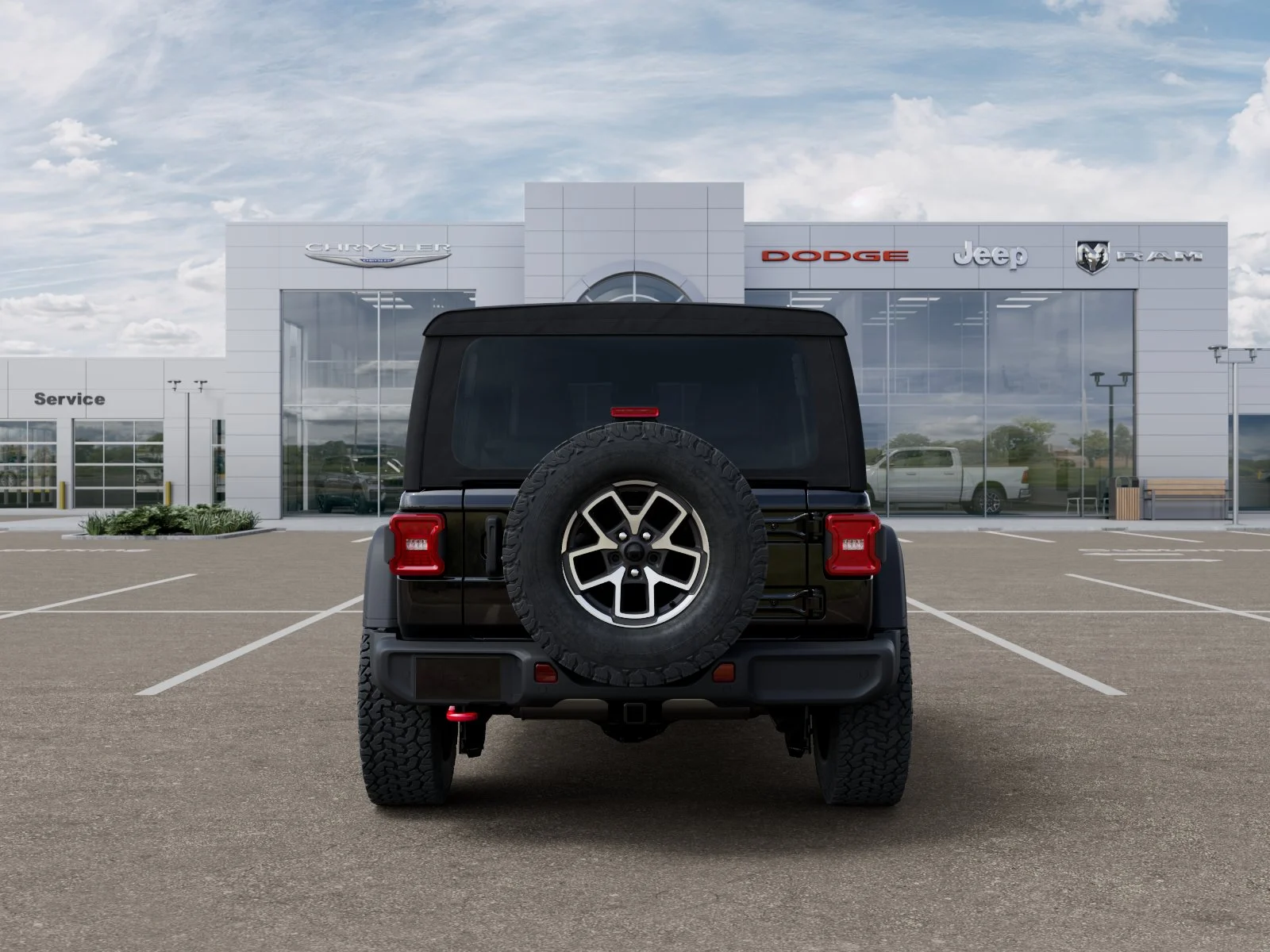 New 2025 Black Clear-Coat Exterior Paint Jeep Rubicon image 34