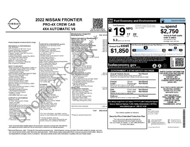 Certified Used 2022 Gray Nissan PRO-4X image 18