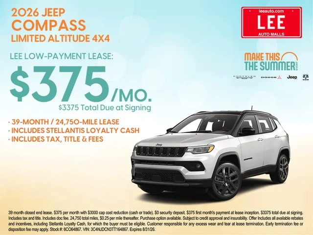 New 2026 Pearl Jeep LATITUDE ALTITUDE 4X4 image 4