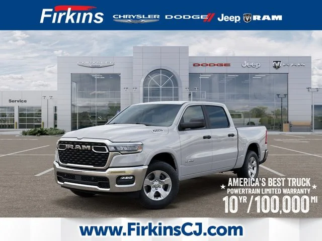 New 2026 Bright White Clear-Coat Exterior Paint RAM Big Horn/Lone Star image 1