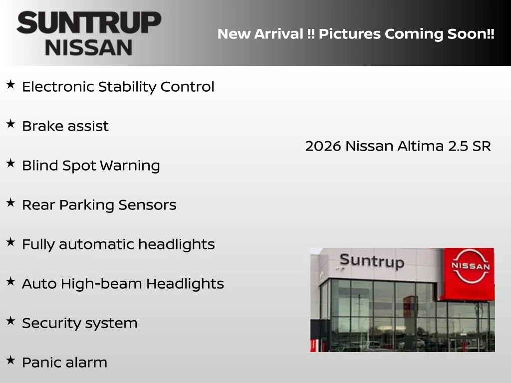New 2026 Black Nissan 2.5 SR image 5