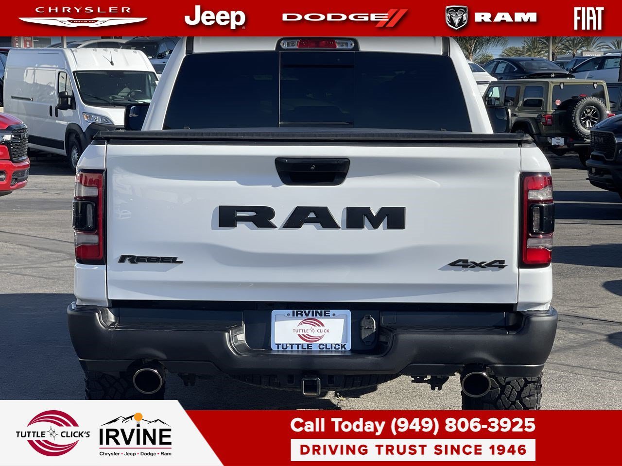 Used 2022 Bright White Clearcoat Ram Rebel image 5