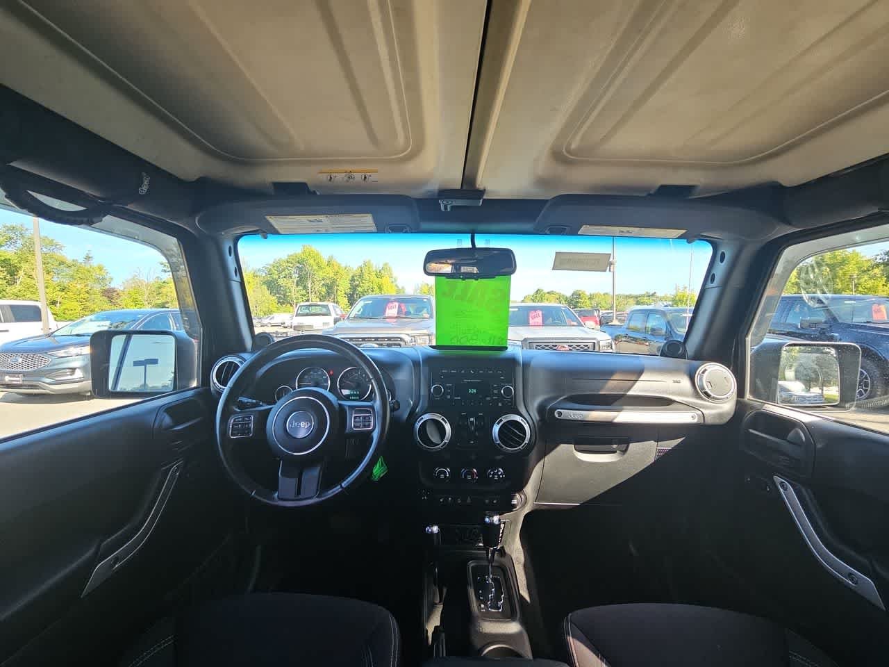 Used 2014 Black Clear Coat Jeep Sahara image 15