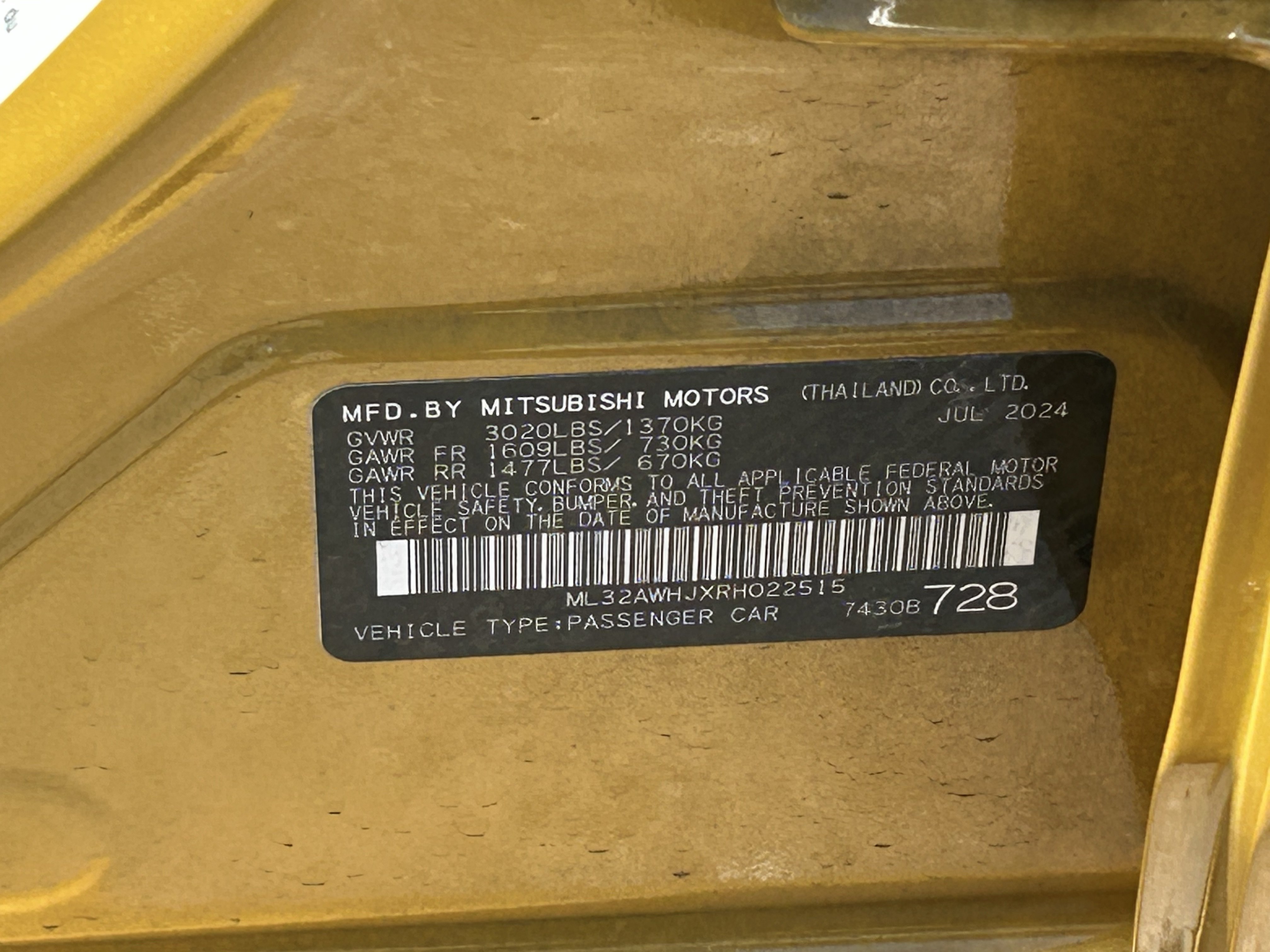 2024 Mitsubishi Mirage Black Edition - Photo 21