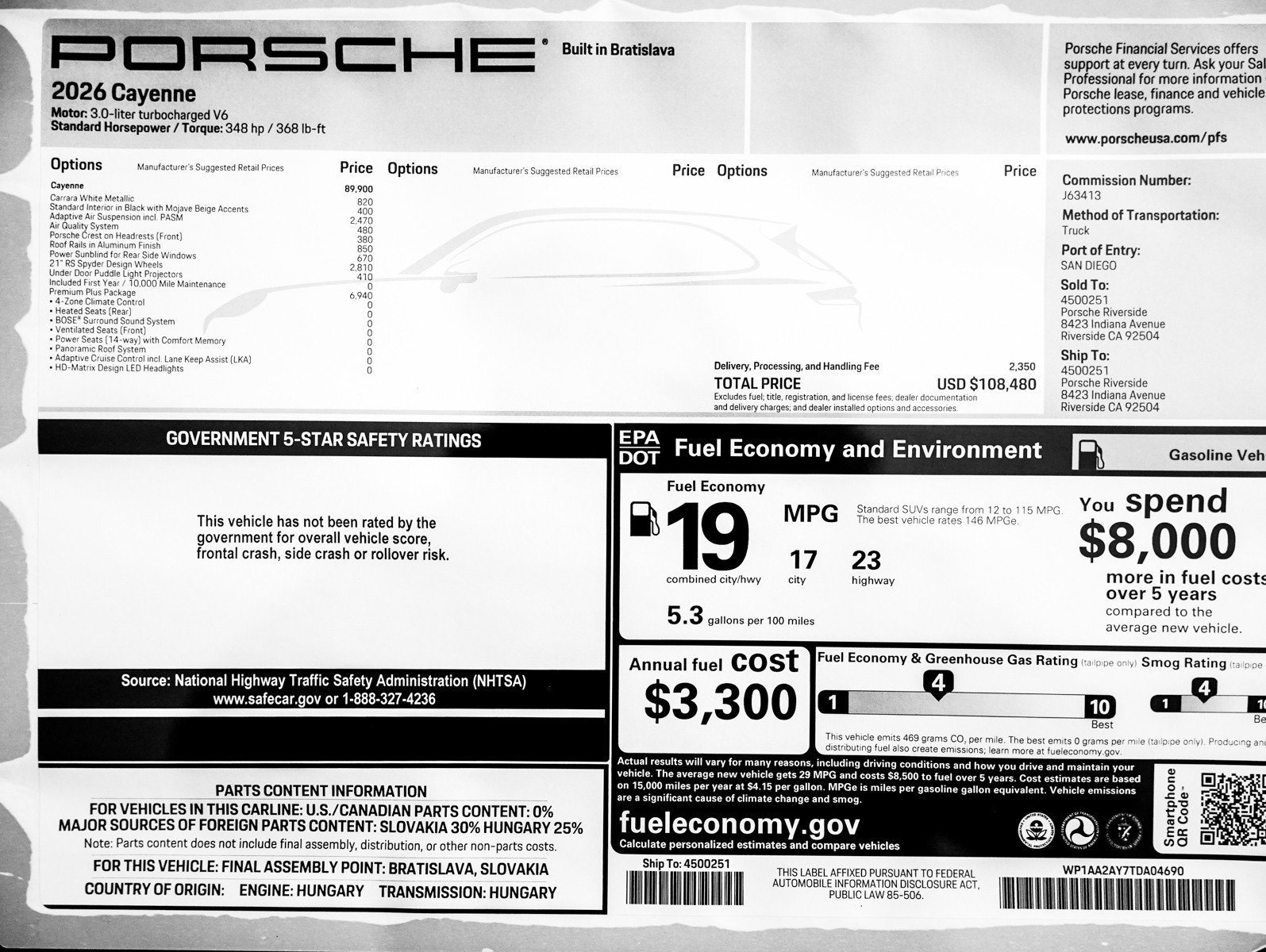 New 2026 CARRARA WHITE Porsche  image 28