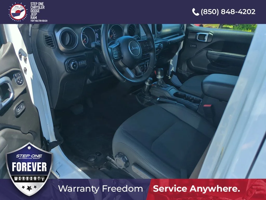 Certified Used 2022 White Jeep Unlimited High Tide image 10
