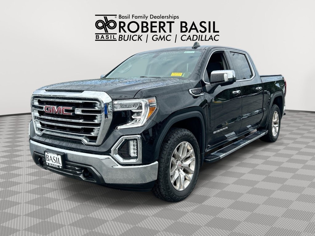 Used 2022 ONYX BLACK GMC SLT image 1