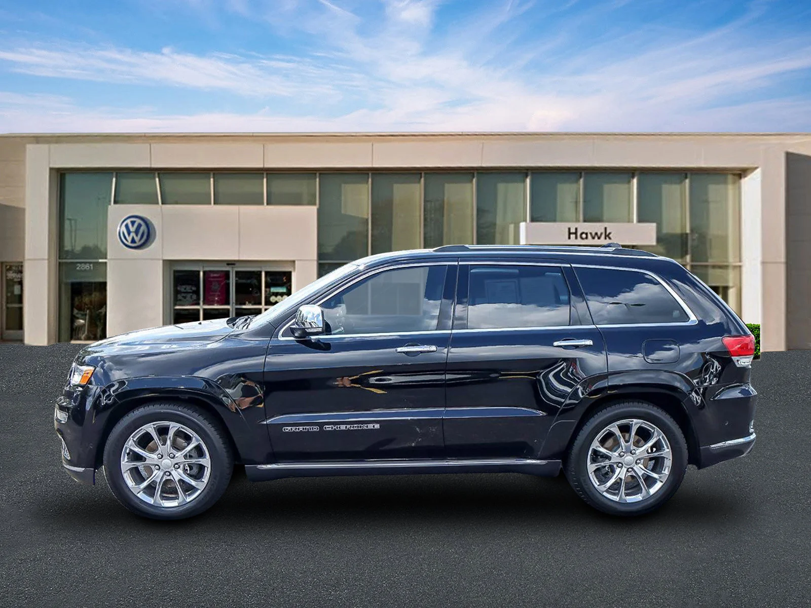 Used 2020 Diamond Black Crystal Pearlcoat Jeep Summit image 3