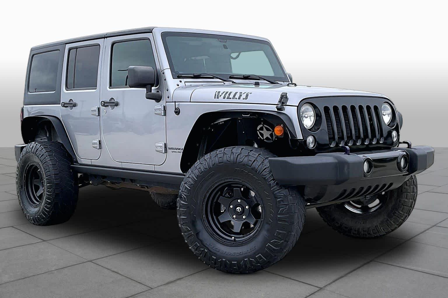Used 2017 Billet Silver Metallic Clearcoat Jeep Willys Wheeler image 3