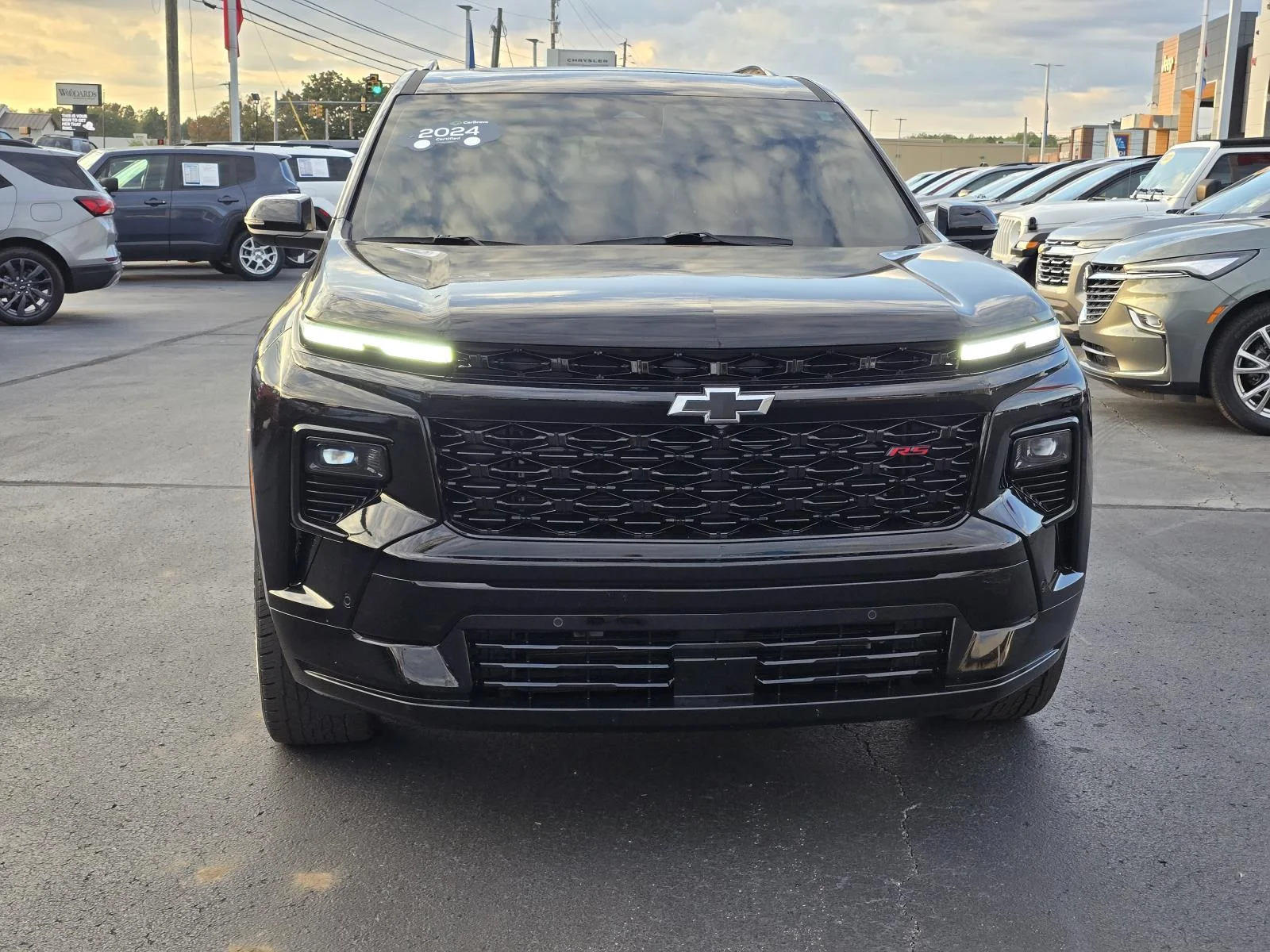 Used 2024 Mosaic Black Metallic Chevrolet RS image 2