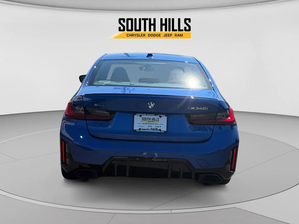 Used 2025 Blue BMW M340i xDrive image 4