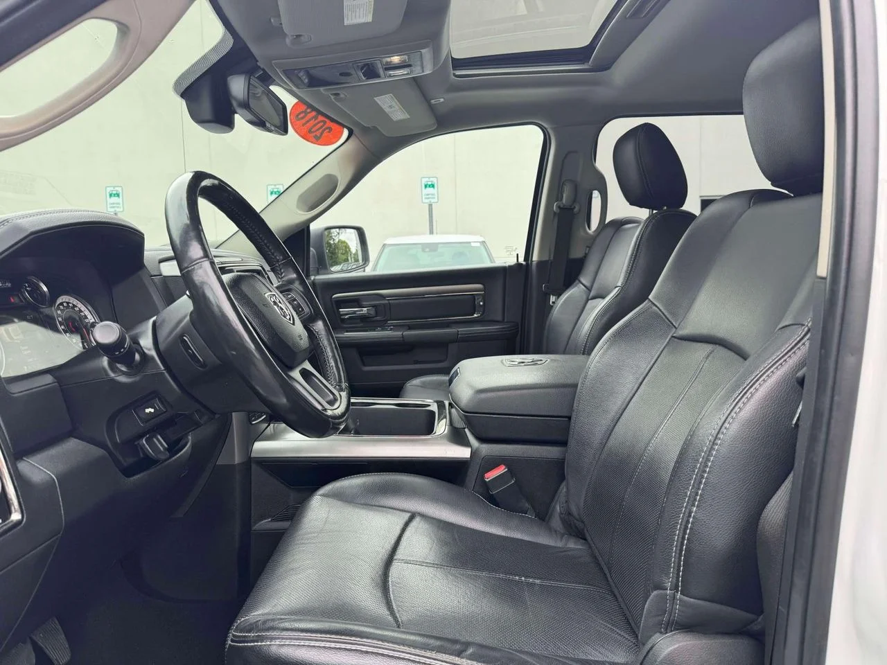 Used 2018 Bright White Clearcoat RAM Night Crew Cab 4x4 57