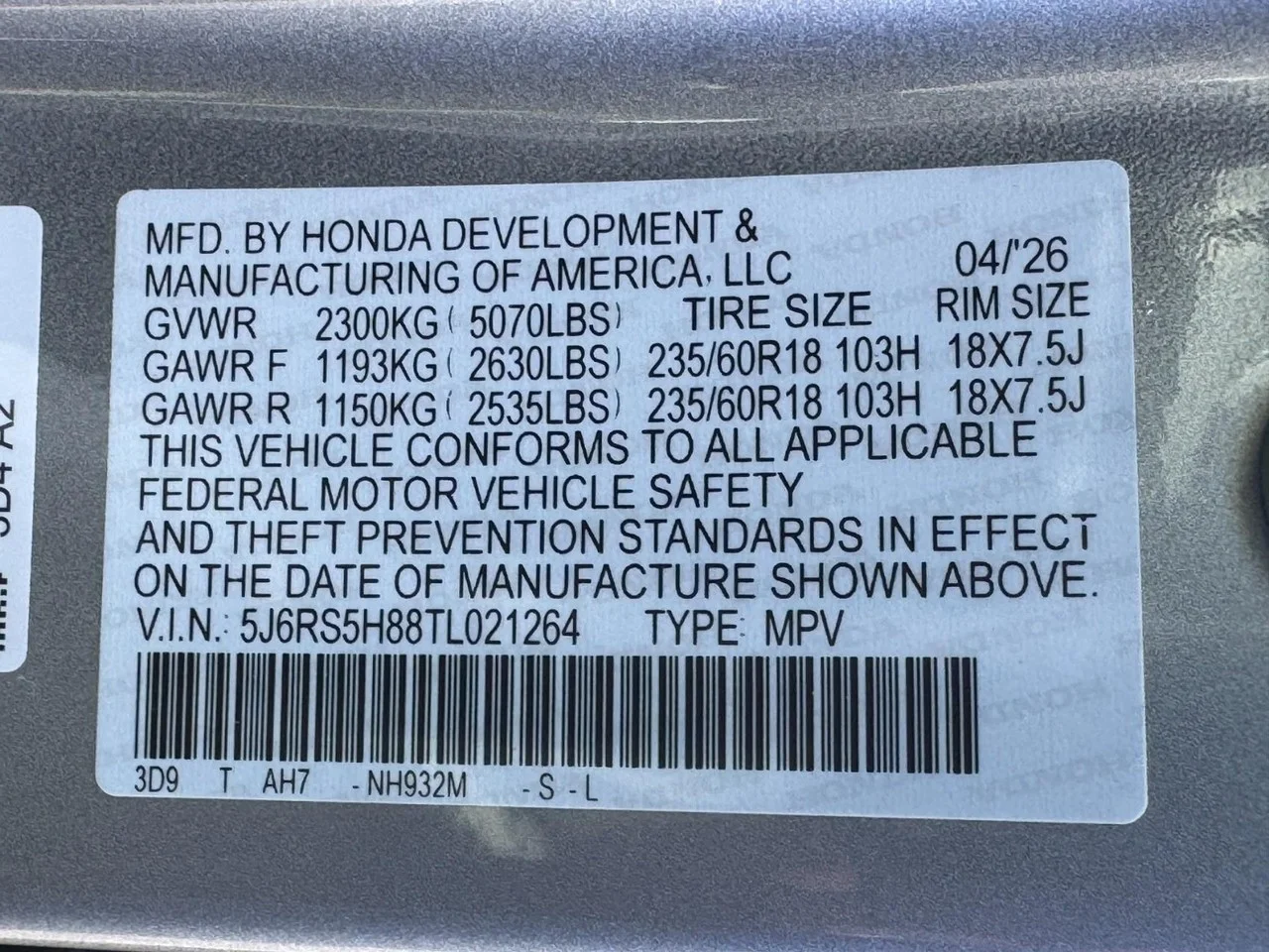 2026 Honda CR-V Sport-L - Photo 27