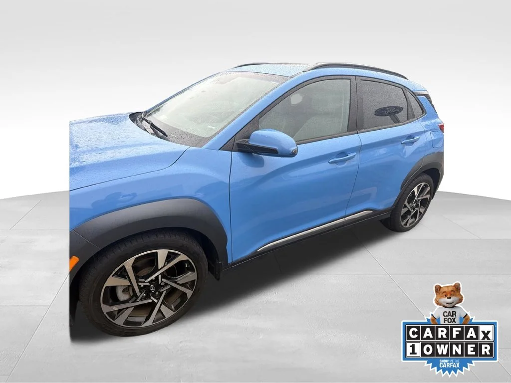 Used 2022 Blue Hyundai Limited image 1