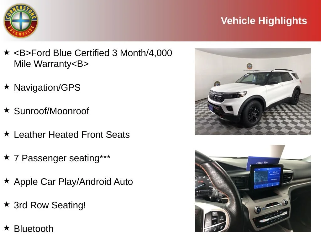 Certified 2023 Ford Explorer TIMBERLINE with VIN 1FMSK8JH1PGB13278 for sale in Elk River, Minnesota