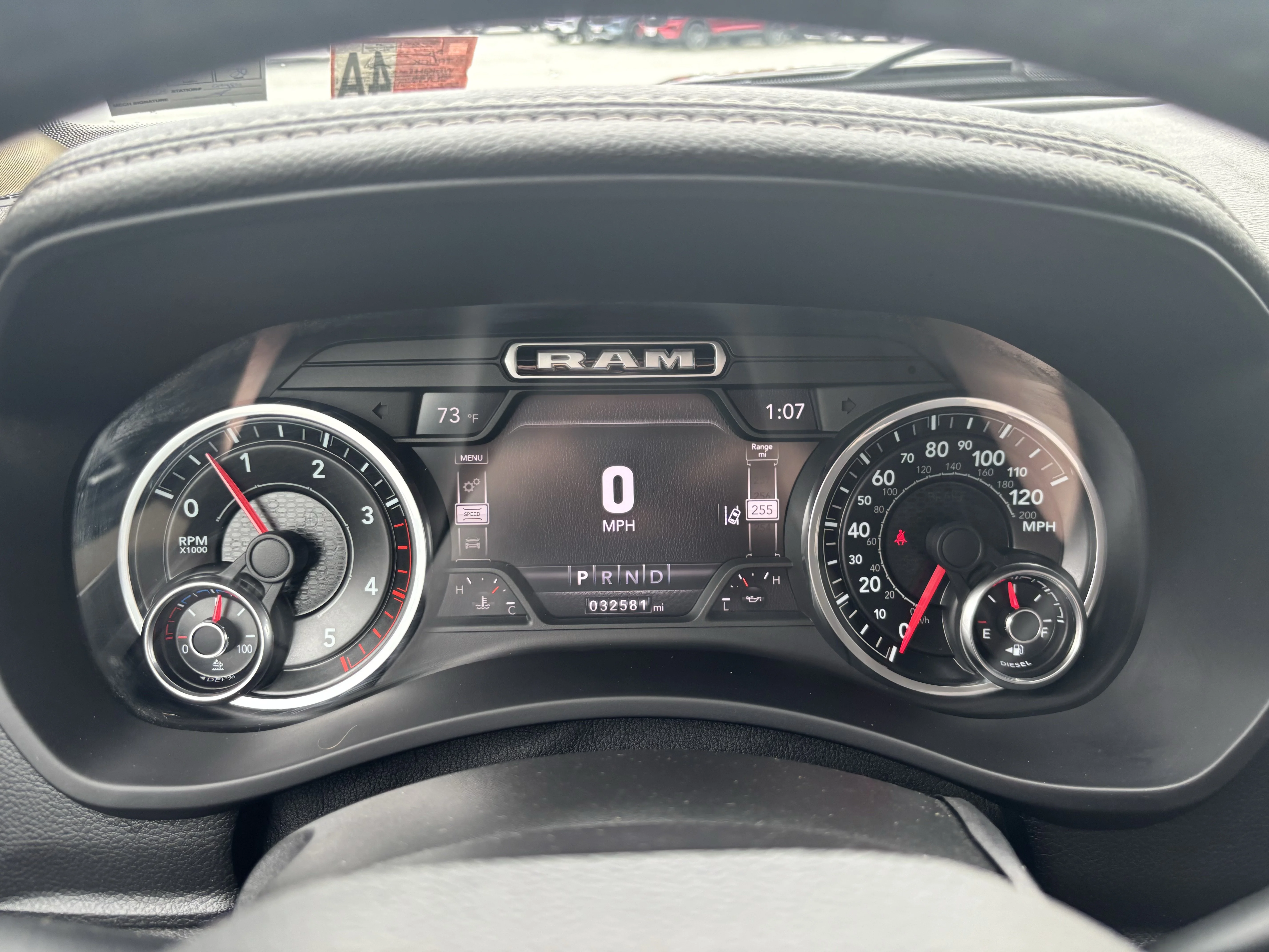 Used 2021 Granite Crystal Clearcoat Metallic Ram Laramie image 18
