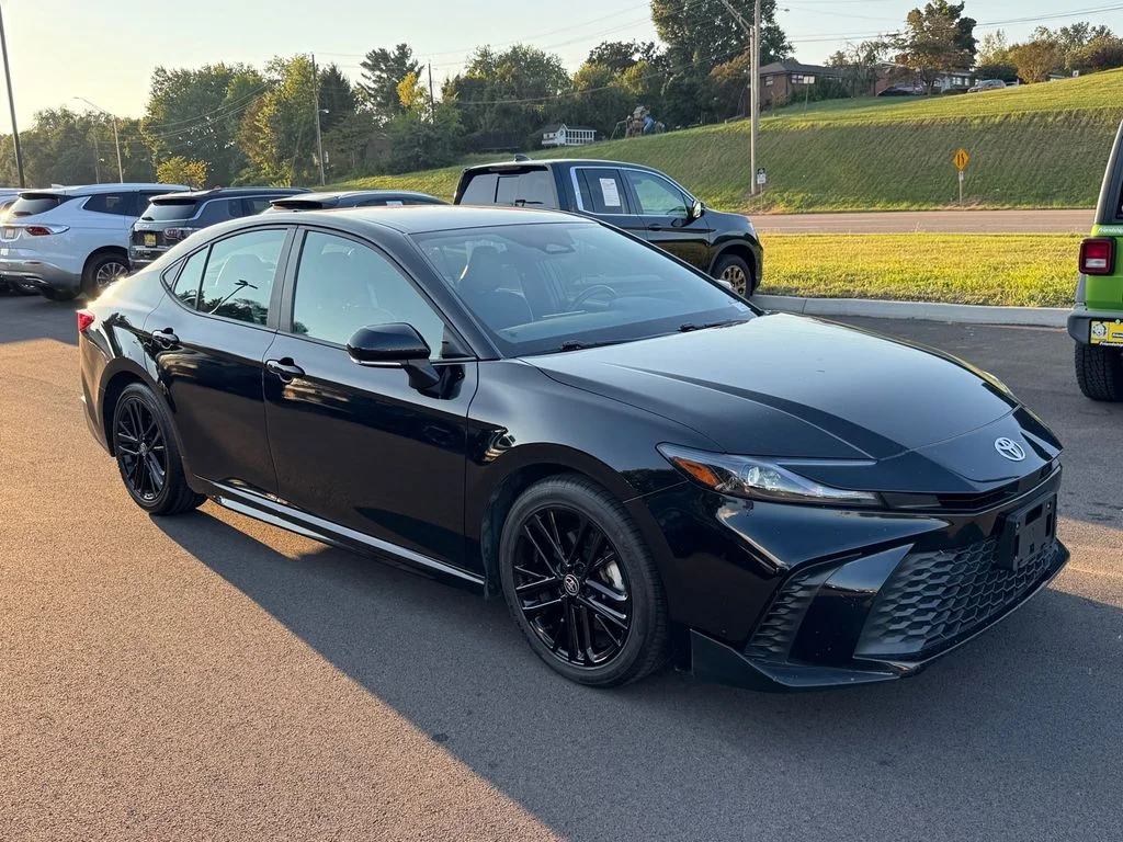 Used 2025 Black Toyota SE image 2