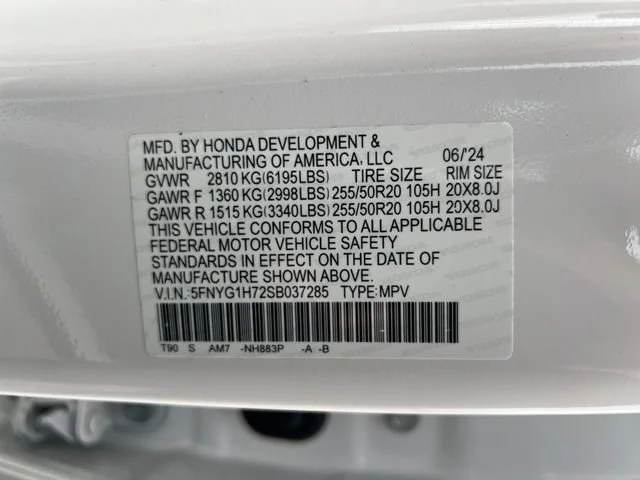 2025 Honda Pilot Touring - Photo 17