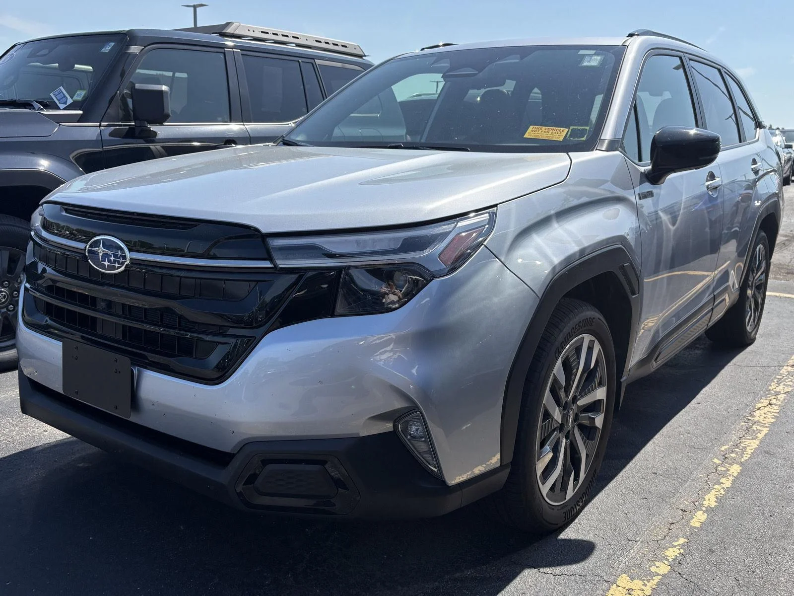 Used 2025 Ice Silver Metallic Subaru Touring Hybrid image 3
