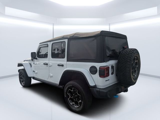 Used 2021 White Jeep Unlimited Rubicon 4xe image 5