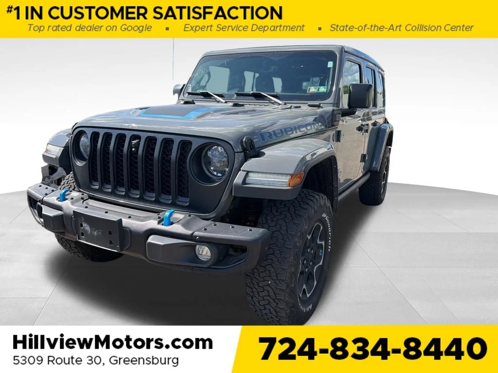 Certified Used 2023 Sting-Gray Clearcoat Jeep Rubicon 4xe image 1