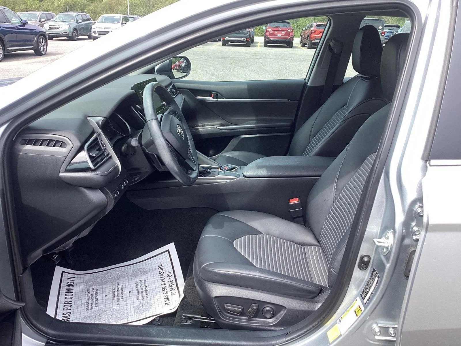 Used 2023 Celestial Silver Metallic Toyota SE image 14