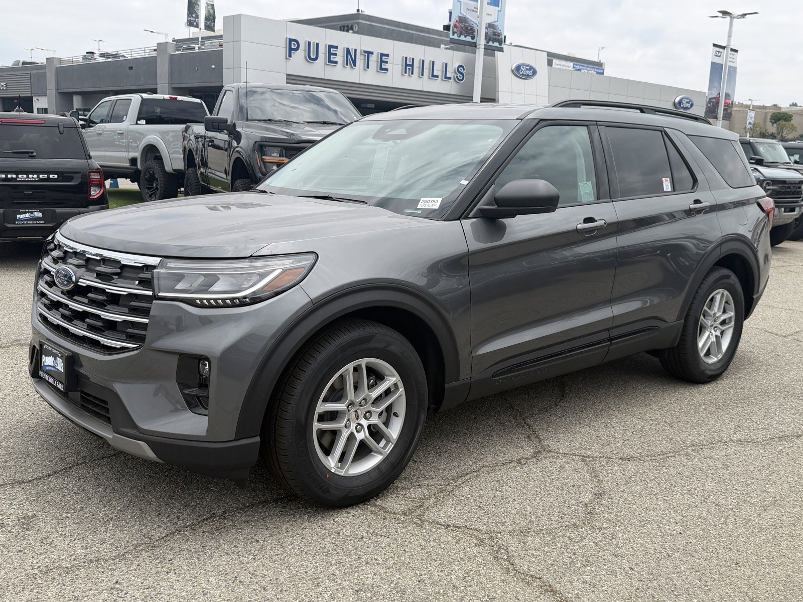 New 2026 Carbonized Gray Metallic Ford Active image 3