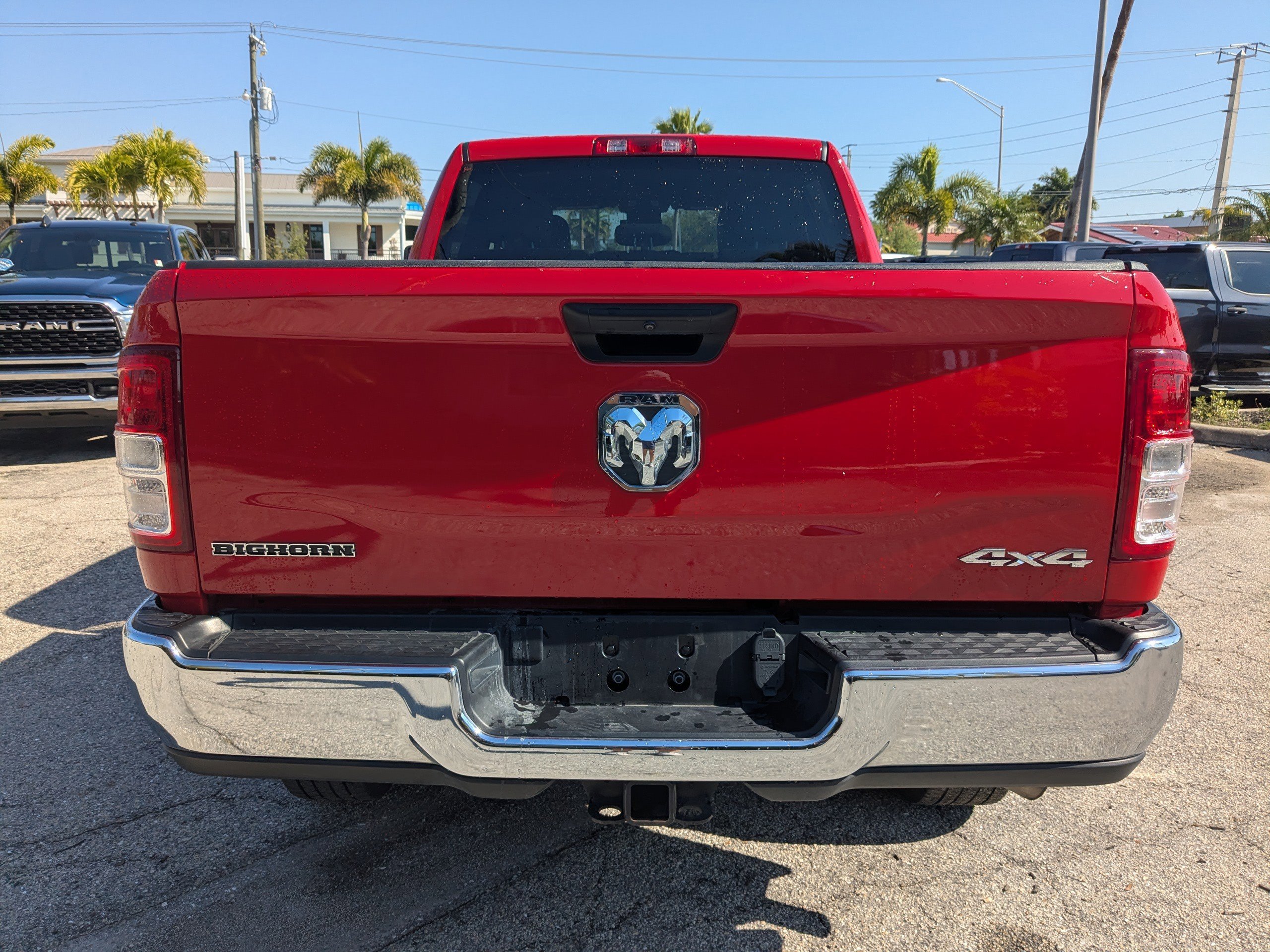 Used 2024 Flame Red Clearcoat Ram Big Horn image 5