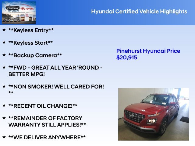 Certified Used 2026 Red Hyundai SEL image 26