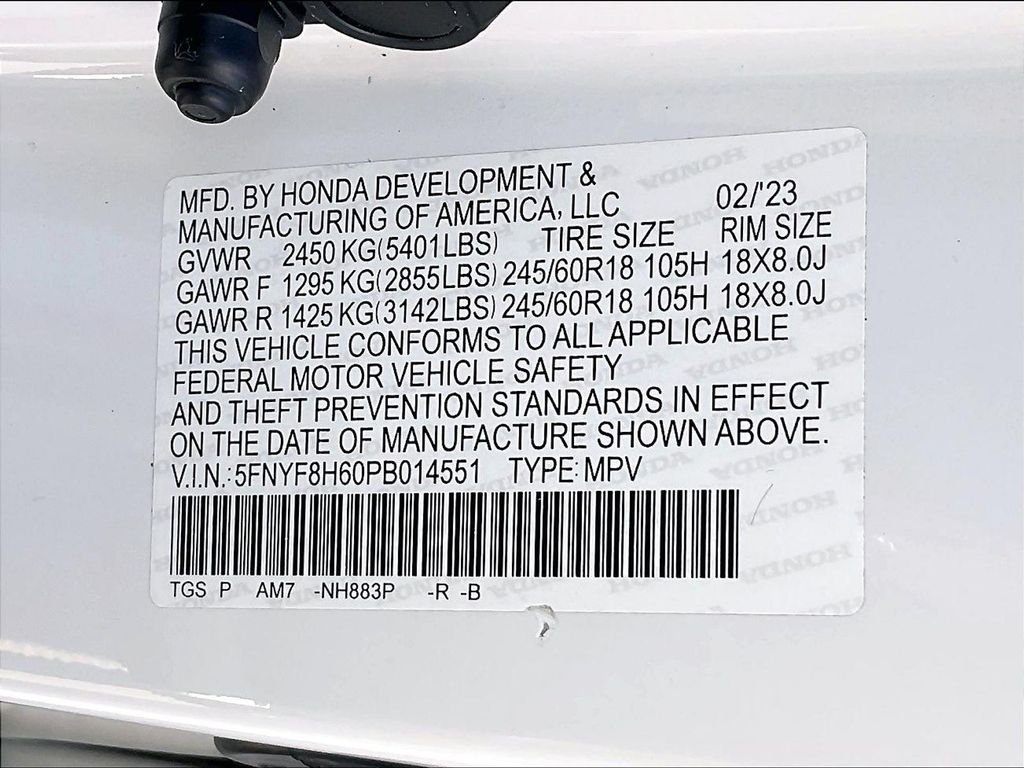 Used 2023 White Honda TrailSport image 35