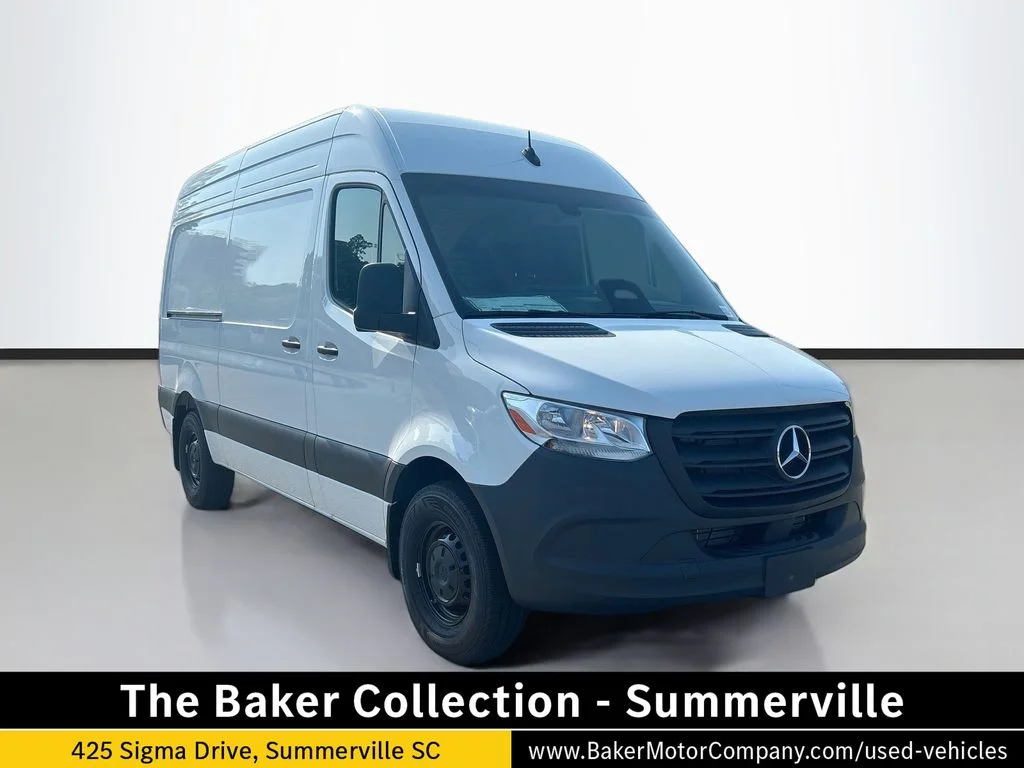 Used 2026 White Mercedes-Benz Cargo 144 WB High Roof w/ Ranger Shelving image 1