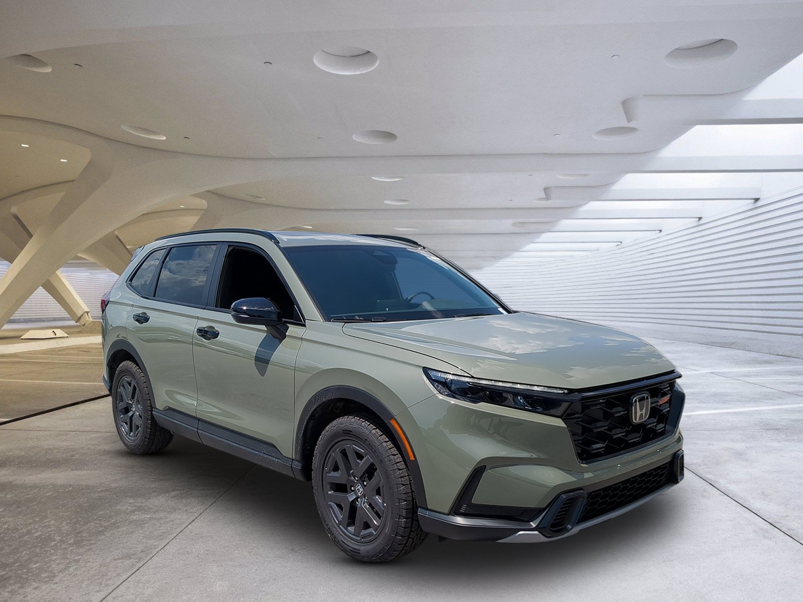 New 2026 Ash Green Metallic Honda TrailSport image 1