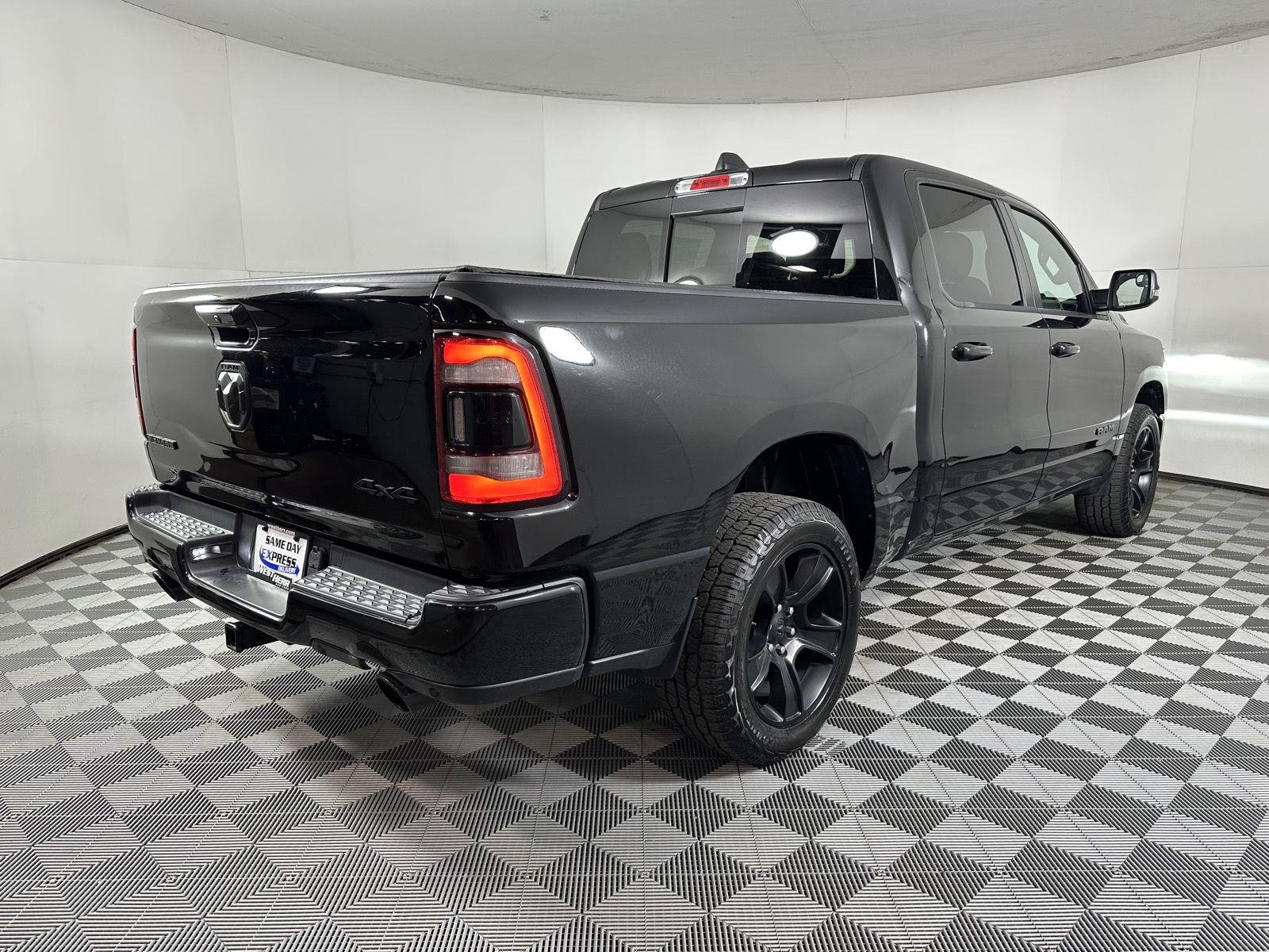 Used 2023 Diamond Black Crystal Pearlcoat Ram Big Horn image 11