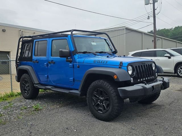 Used 2016 Blue Jeep Unlimited Willys image 3