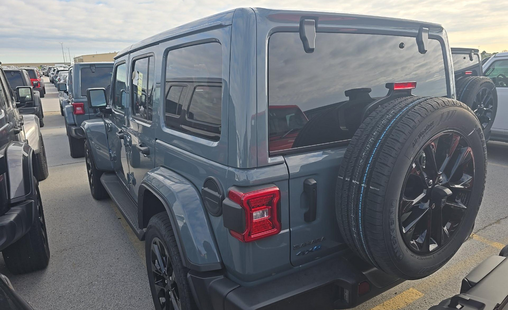 Certified Used 2025 Gray Jeep Sahara 4xe image 4