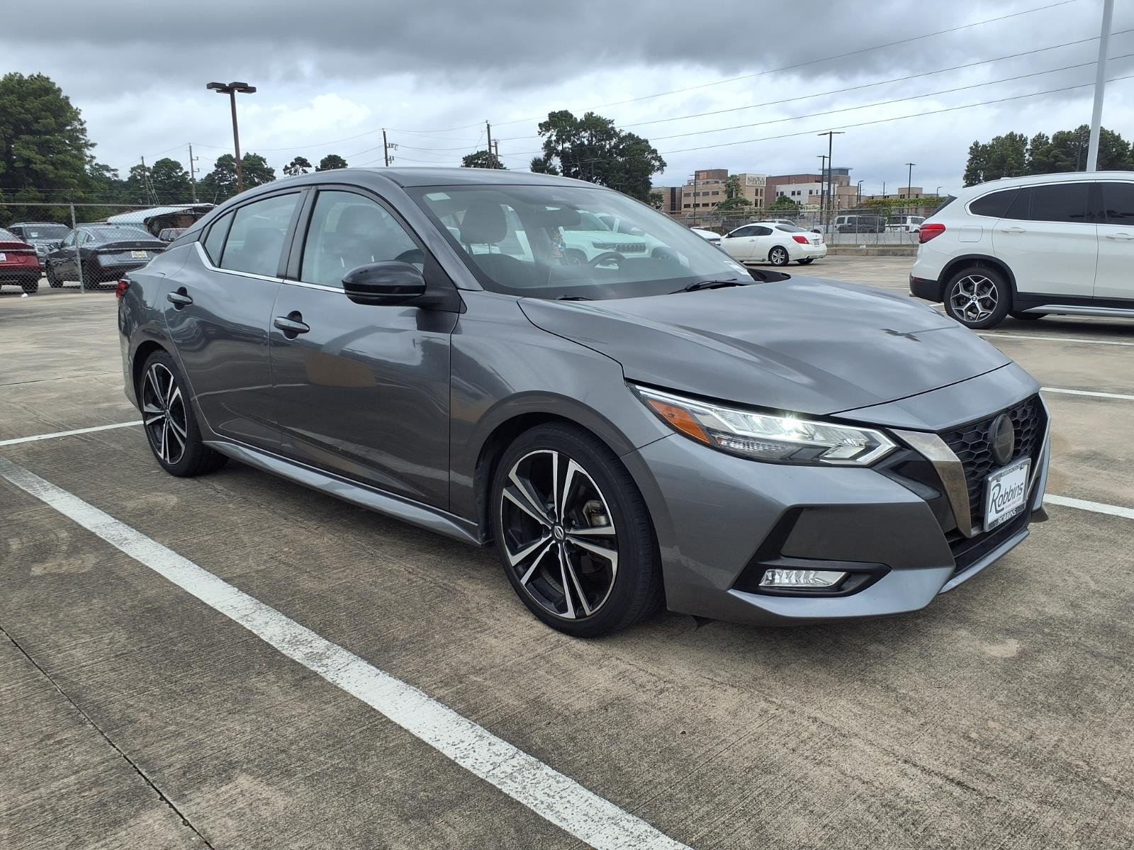 2021 Nissan Sentra SR Gray at Mac Haik CDJR North Houston