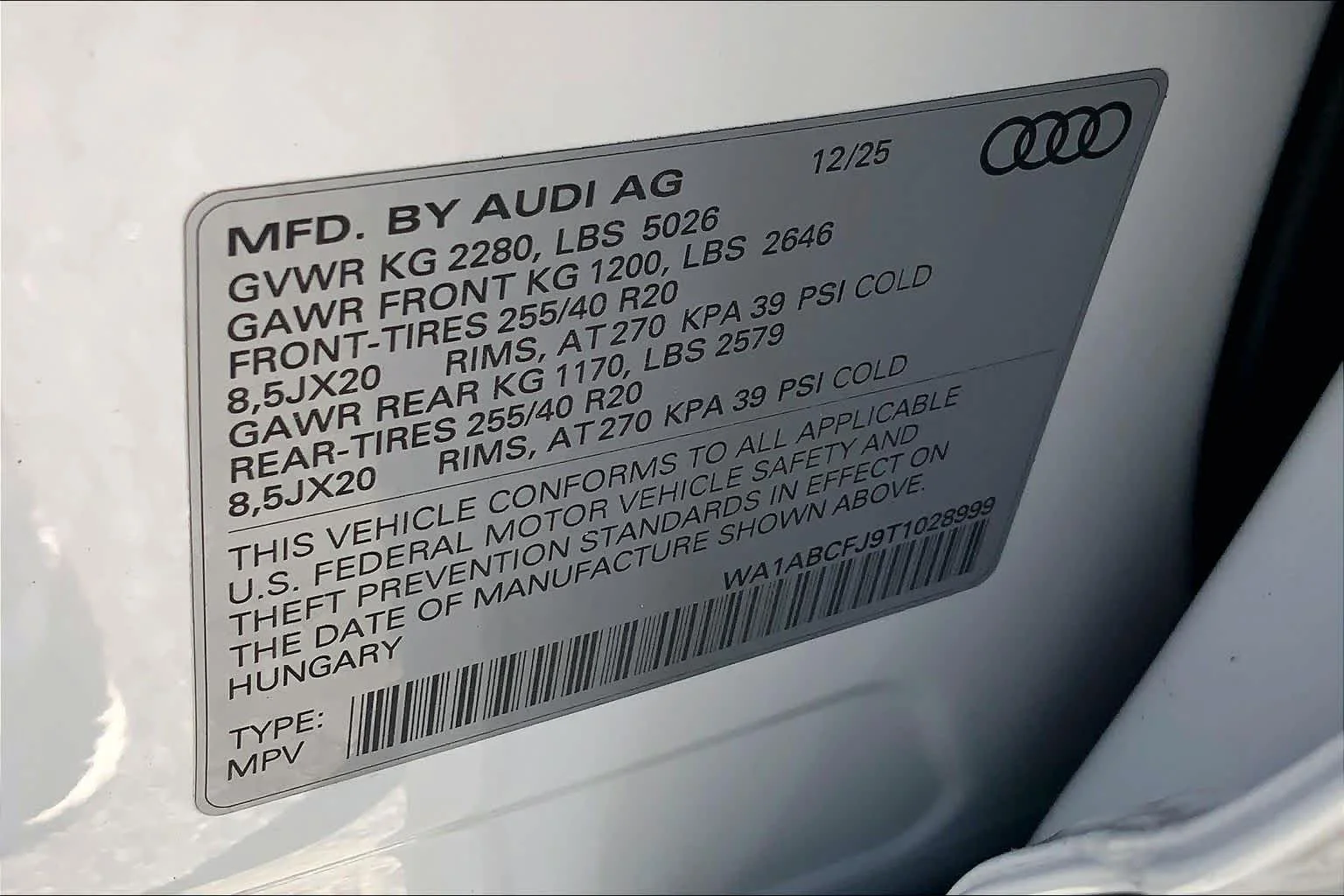 New 2026 WHITE Audi S line image 18