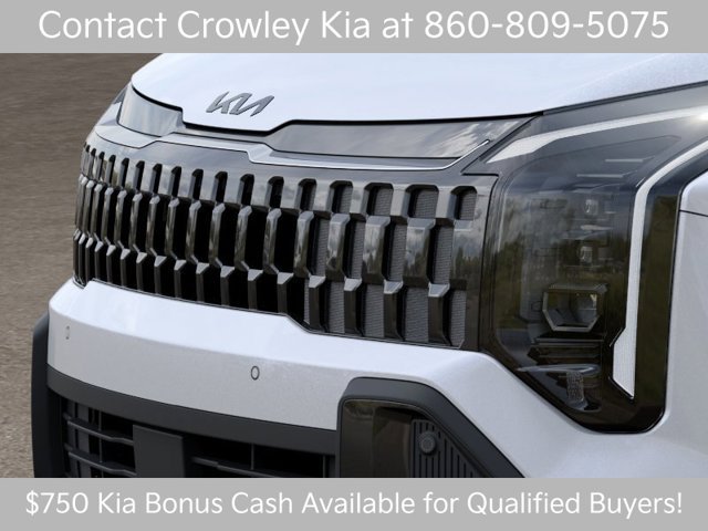 New 2027 Glacial White Pearl / Black Ro Kia X-Line image 12