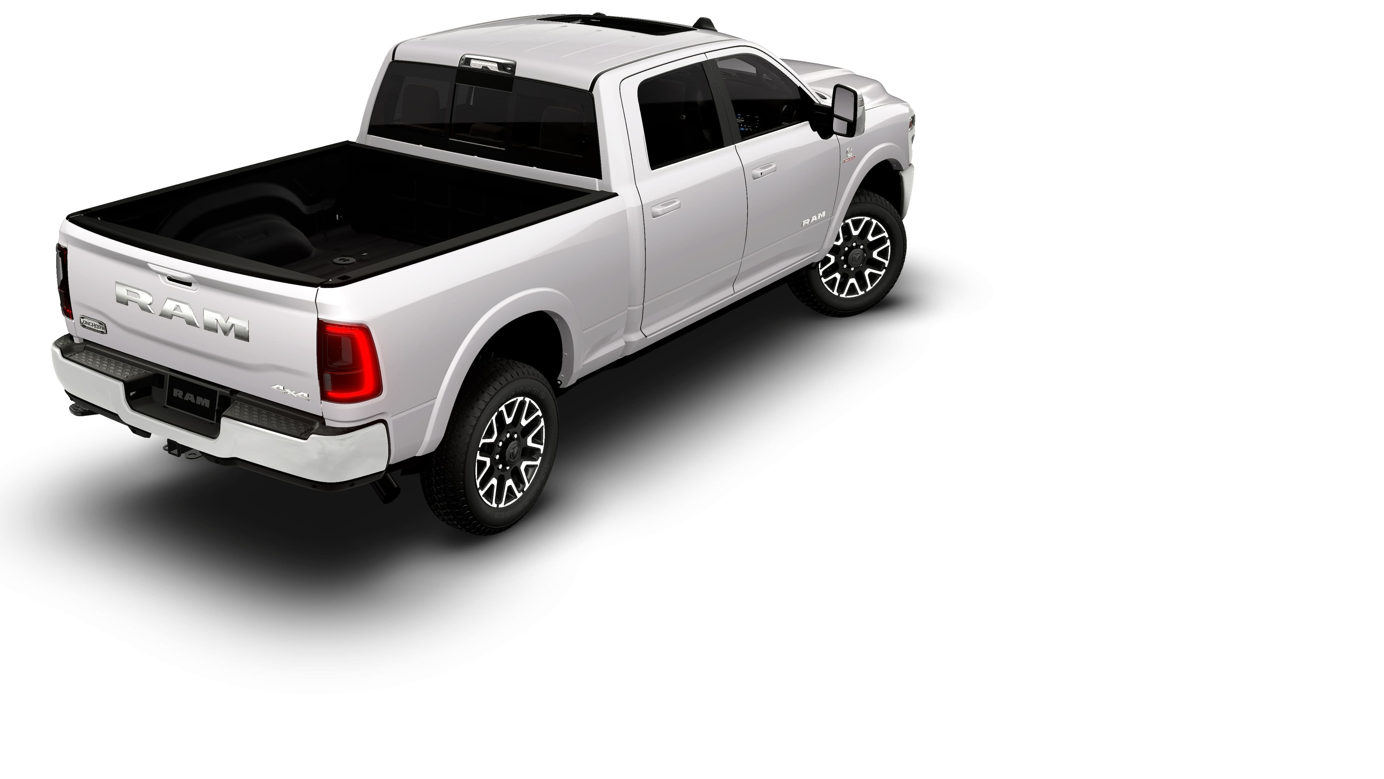 New 2026 Bright White Clear-Coat Exterior Paint RAM Longhorn image 14