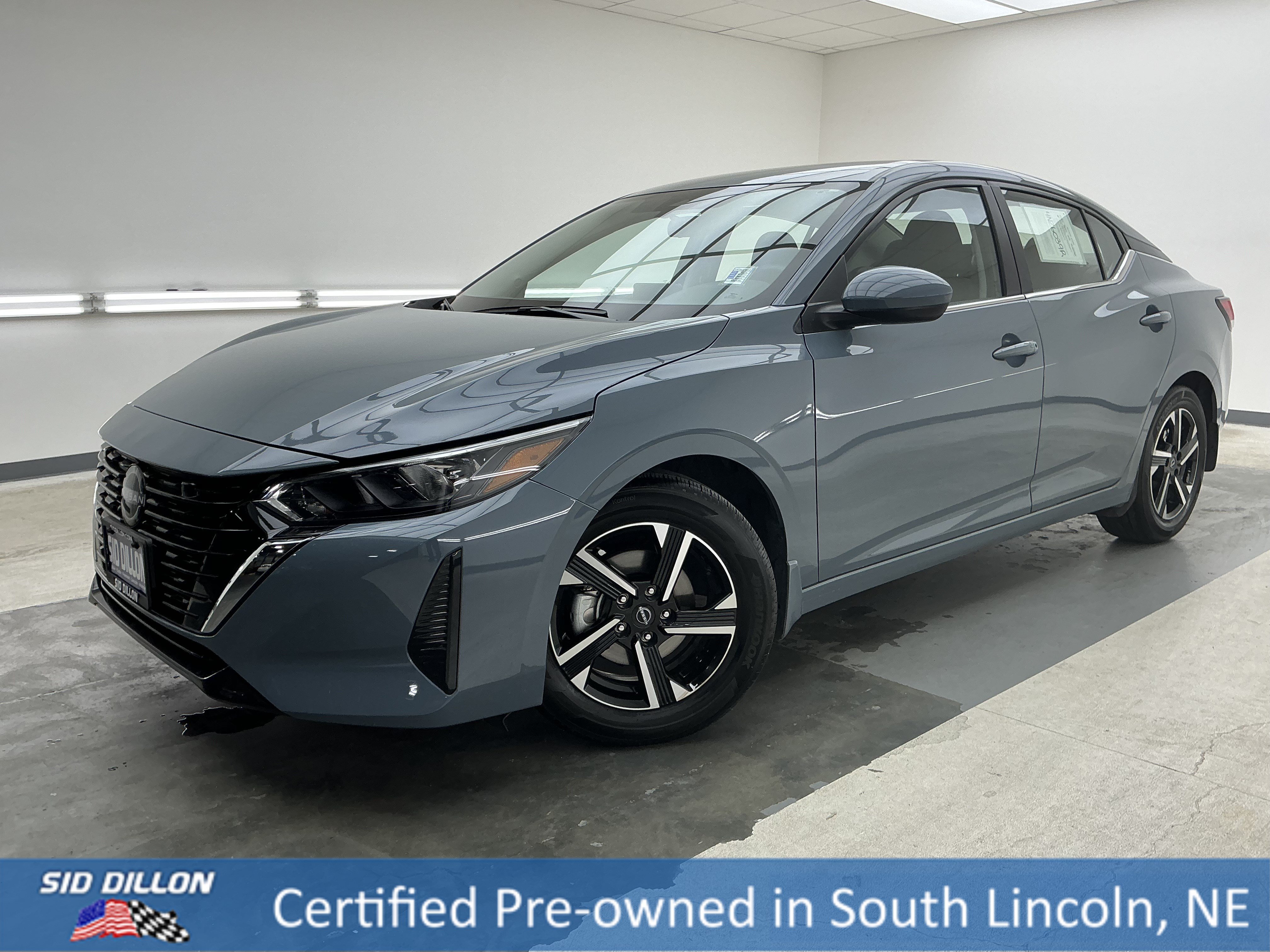 Atlantic Gray Metallic 2025 Nissan Sentra Sedan Front-Wheel Drive Continuously Variable Transmission