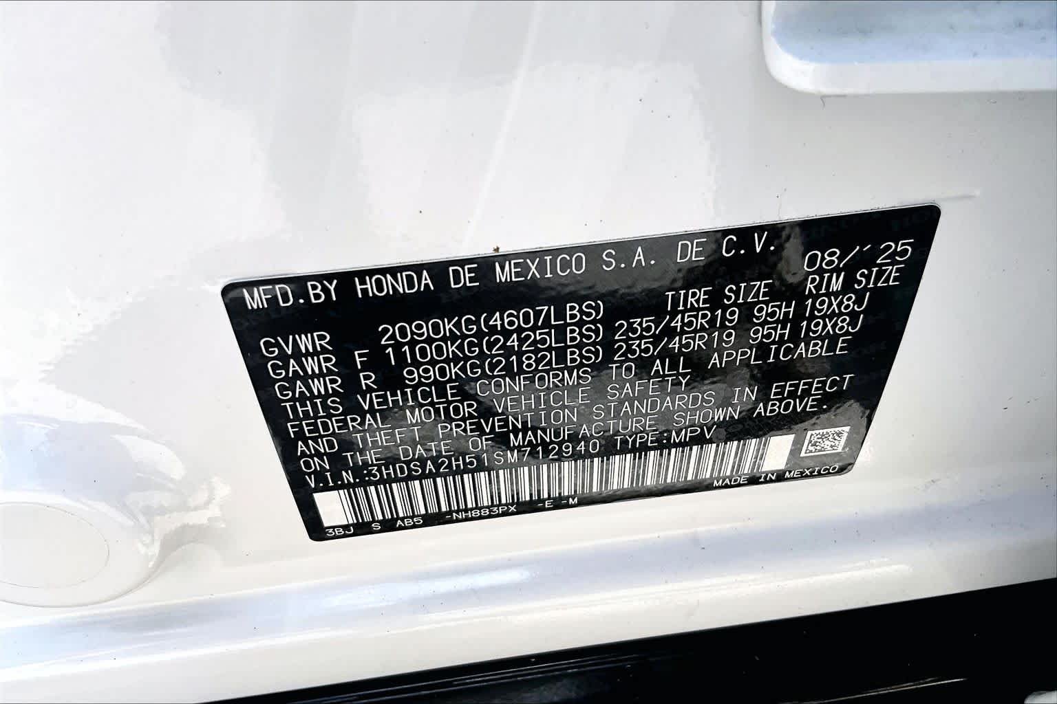 Used 2025 Platinum White Pearl Acura w/A-Spec Package image 34