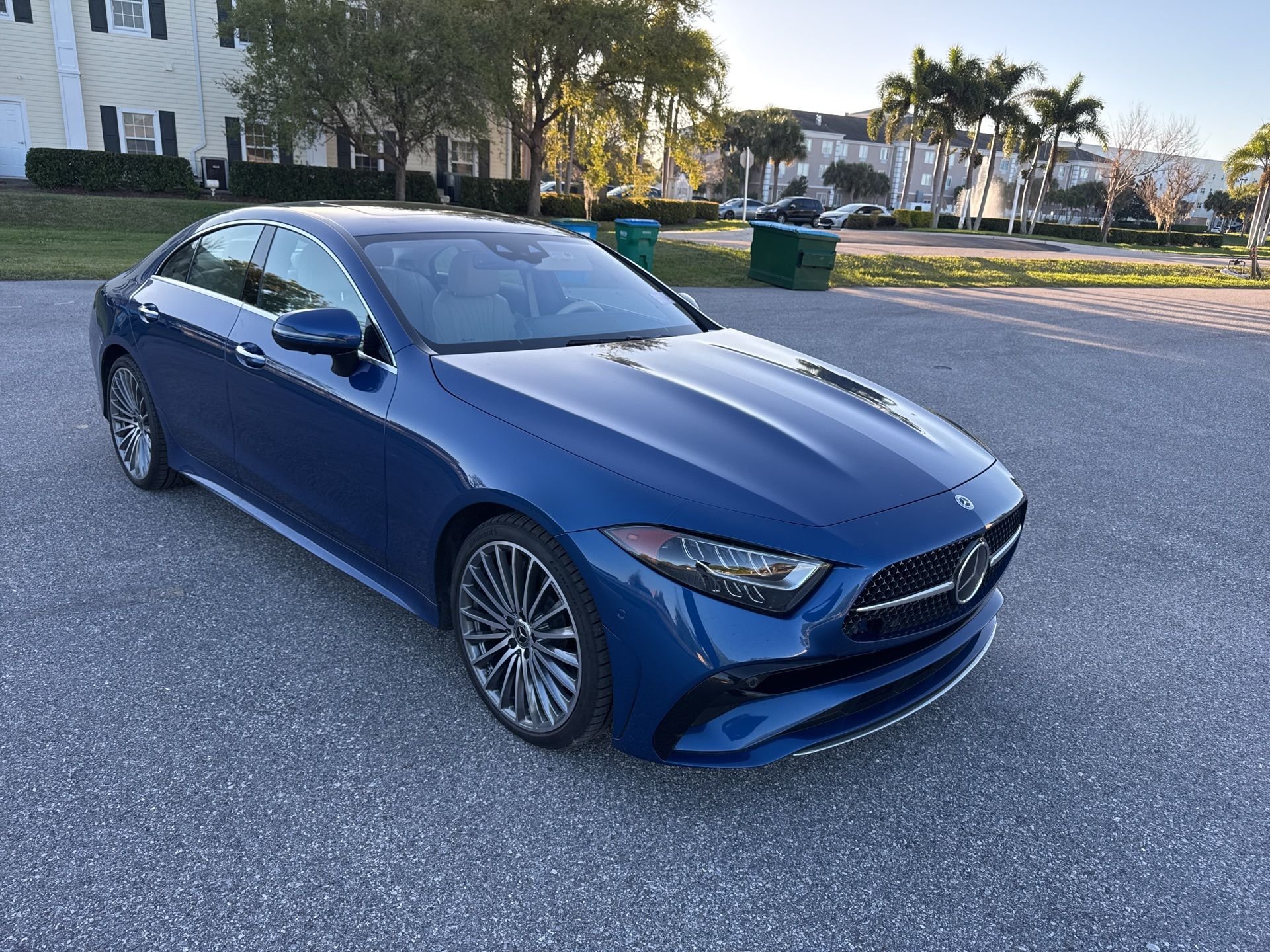 Blue 2023 Mercedes-Benz CLS 450 4MATIC Coupe All-Wheel Drive