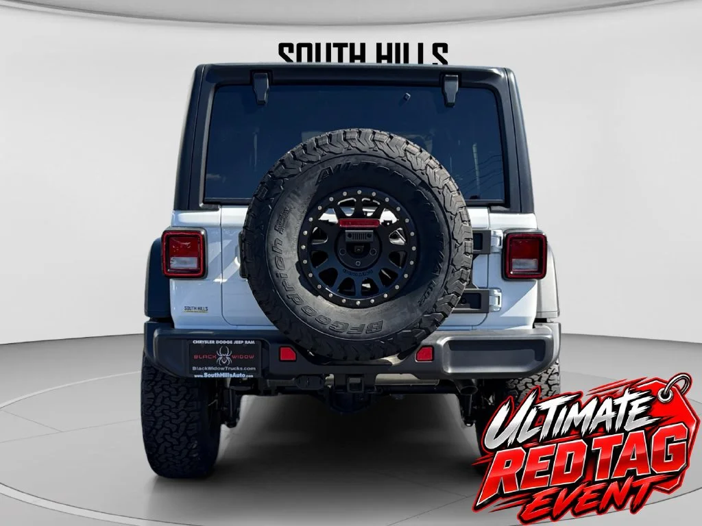 New 2026 Bright White Clear-Coat Exterior Paint Jeep Black Widow image 4