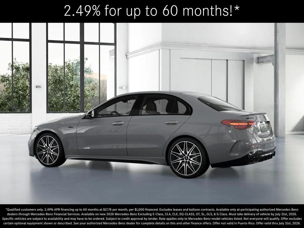 New 2026 MANUFAKTUR Alpine Grey Mercedes-Benz AMG® C 43 4MATIC Sedan image 31